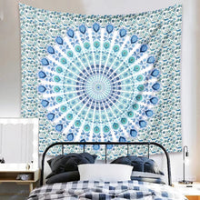 Load image into Gallery viewer, Peacock Circle Tapestry
