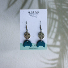 Load image into Gallery viewer, Lotus Luna Earrings