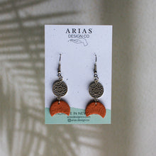 Load image into Gallery viewer, Blossom Lotus Luna Earrings