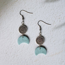 Load image into Gallery viewer, Blossom Lotus Luna Earrings