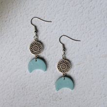 Load image into Gallery viewer, Lotus Luna Earrings