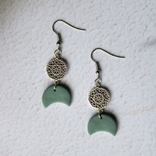 Load image into Gallery viewer, Lotus Luna Earrings