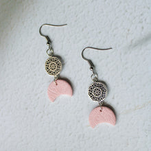 Load image into Gallery viewer, Blossom Lotus Luna Earrings