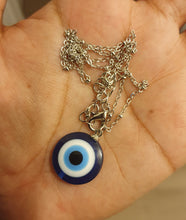Load image into Gallery viewer, Mati Evil Eye big pendant