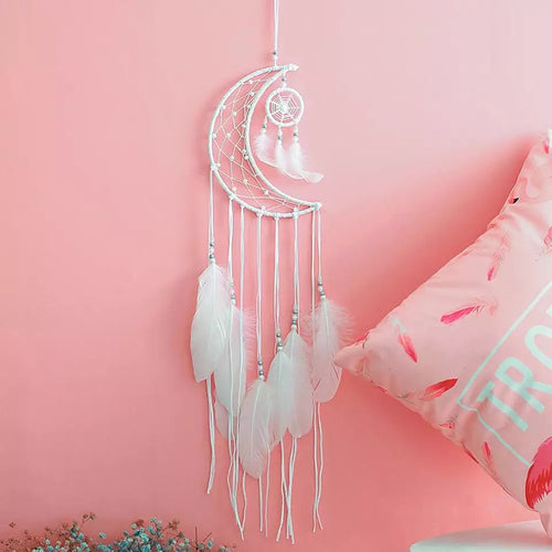 Silver Moon Dream Catcher
