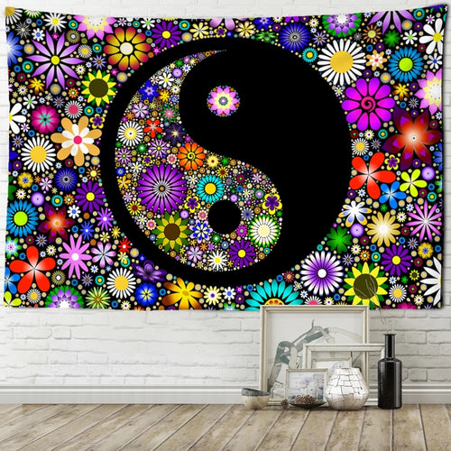 Flower power yin yang