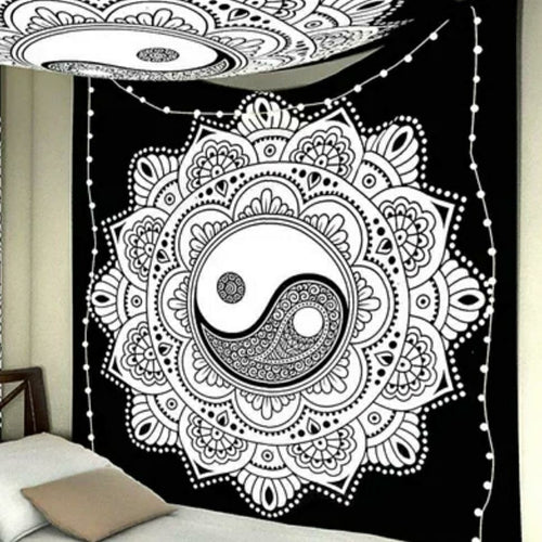 Yin and Yang Manadala Tapestry