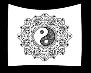 Yin and Yang Manadala Tapestry