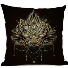 Load image into Gallery viewer, Feathers Mandala Pillow Covers (Pair)