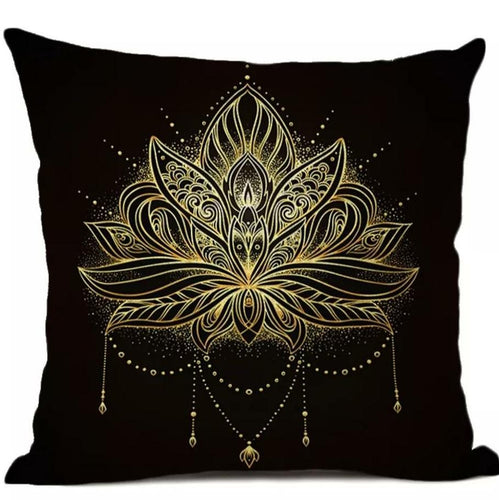 Feathers Mandala Pillow Covers (Pair)