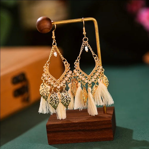 Tassle leaf Earrings