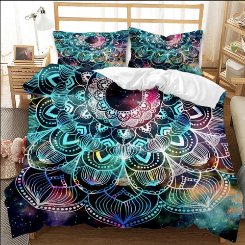 Watercolour galaxy Bed Spread Duvet Cover