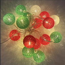 Load image into Gallery viewer, Cotton ball String Fairy Lights 2m - 20LED