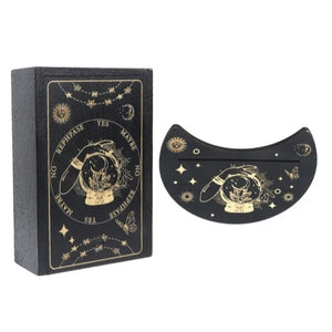 Wooden box tarot card holder